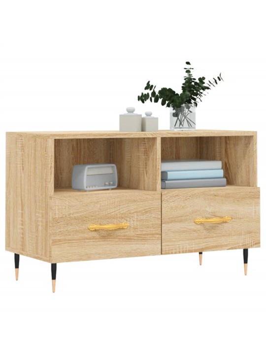 TV skříňka dub sonoma 80 x 36 x 50 cm kompozitní dřevo