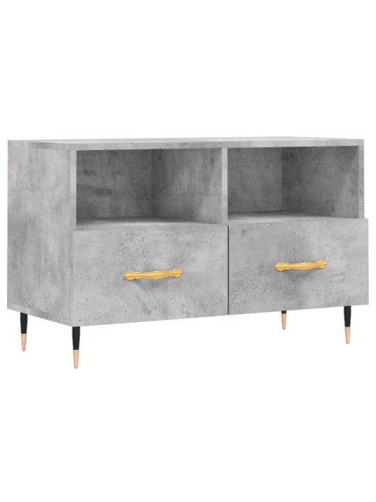 TV skříňka betonově šedá 80 x 36 x 50 cm kompozitní dřevo