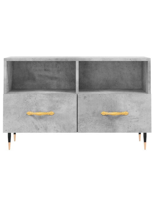 TV skříňka betonově šedá 80 x 36 x 50 cm kompozitní dřevo