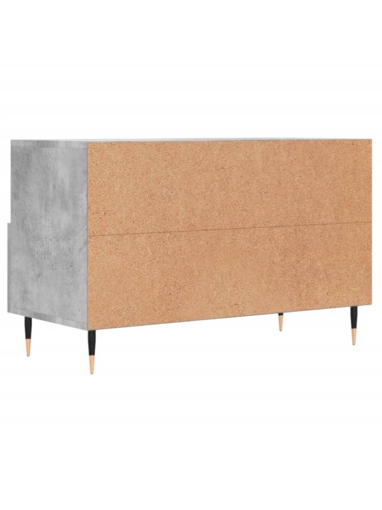 TV skříňka betonově šedá 80 x 36 x 50 cm kompozitní dřevo