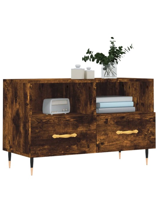 TV skříňka kouřový dub 80 x 36 x 50 cm kompozitní dřevo