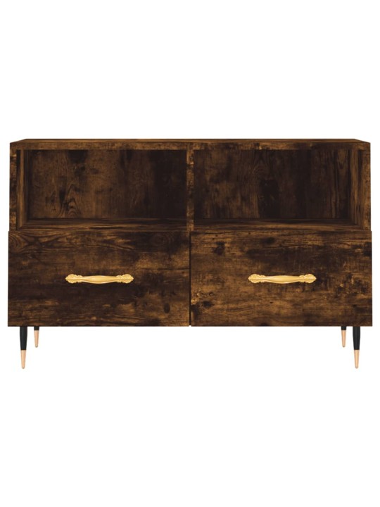 TV skříňka kouřový dub 80 x 36 x 50 cm kompozitní dřevo