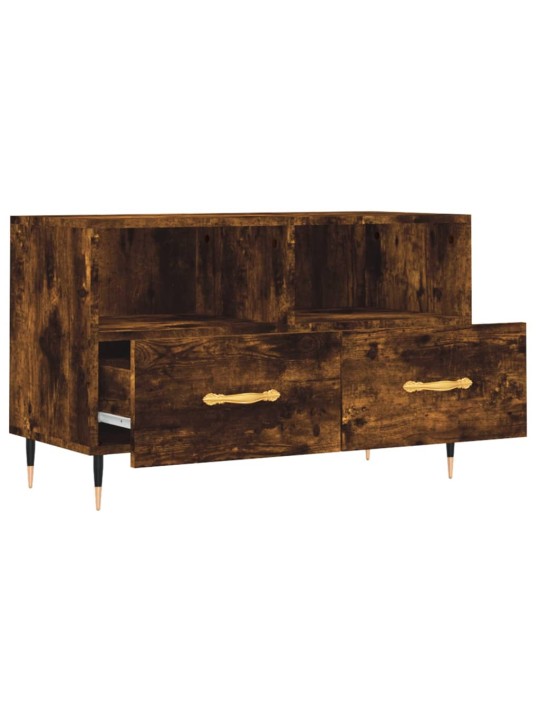 TV skříňka kouřový dub 80 x 36 x 50 cm kompozitní dřevo