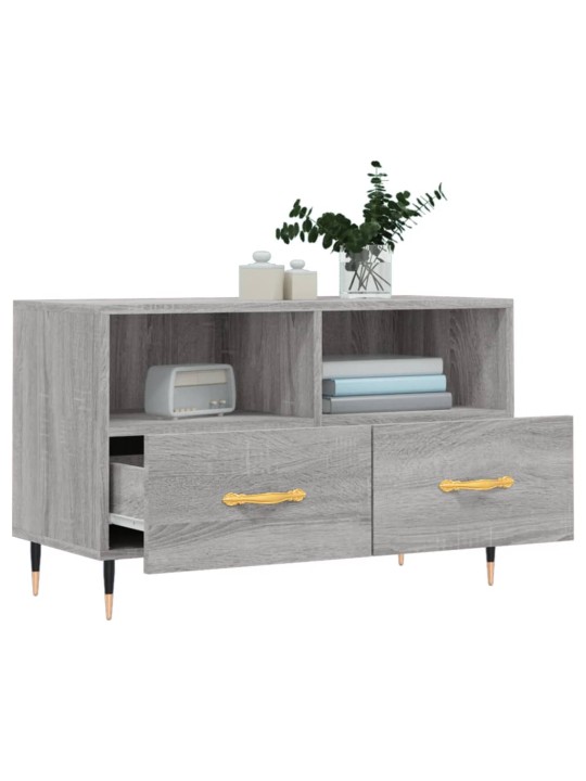 TV skříňka šedá sonoma 80 x 36 x 50 cm kompozitní dřevo
