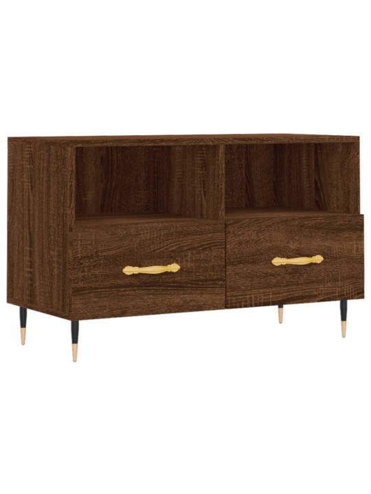 TV skříňka hnědý dub 80 x 36 x 50 cm kompozitní dřevo