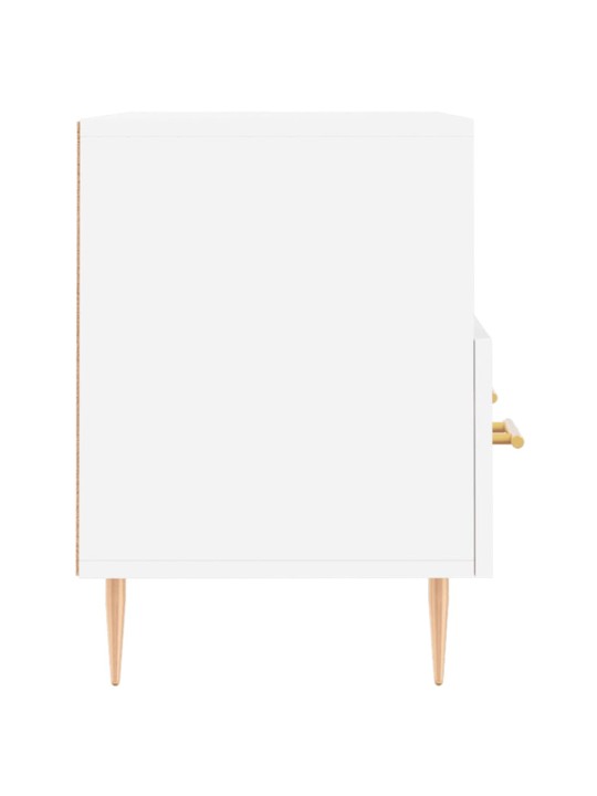 TV skříňka bílá 80 x 36 x 50 cm kompozitní dřevo