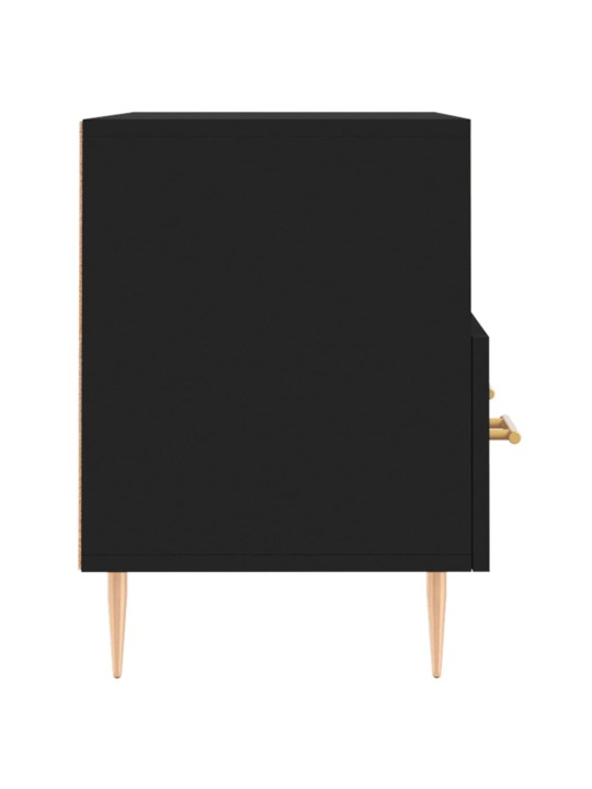TV skříňka černá 80 x 36 x 50 cm kompozitní dřevo