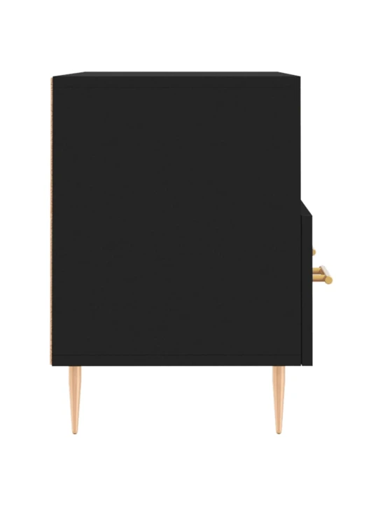 TV skříňka černá 80 x 36 x 50 cm kompozitní dřevo