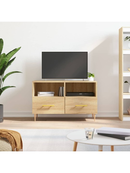 TV skříňka dub sonoma 80 x 36 x 50 cm kompozitní dřevo