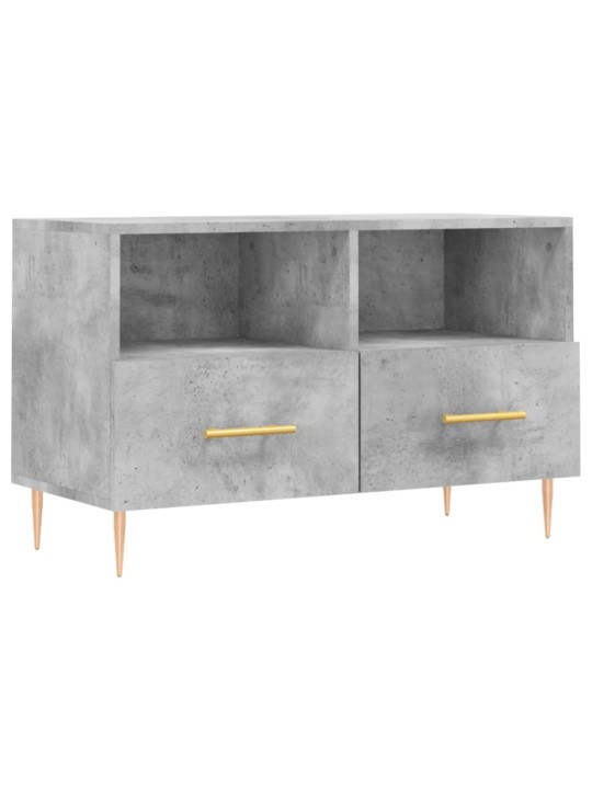 TV skříňka betonově šedá 80 x 36 x 50 cm kompozitní dřevo