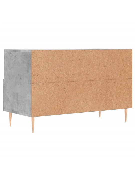 TV skříňka betonově šedá 80 x 36 x 50 cm kompozitní dřevo