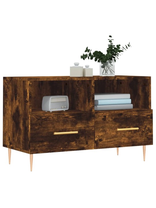 TV skříňka kouřový dub 80 x 36 x 50 cm kompozitní dřevo