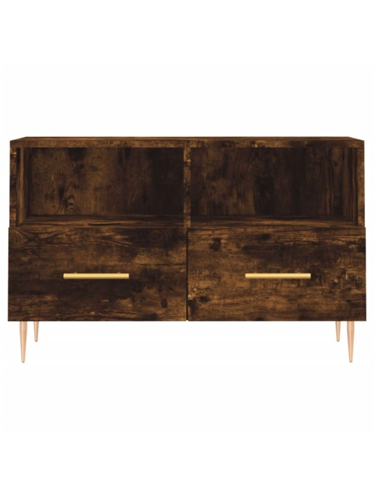 TV skříňka kouřový dub 80 x 36 x 50 cm kompozitní dřevo