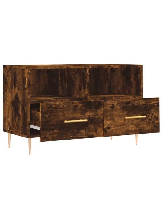 TV skříňka kouřový dub 80 x 36 x 50 cm kompozitní dřevo