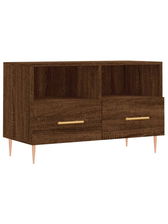 TV skříňka hnědý dub 80 x 36 x 50 cm kompozitní dřevo