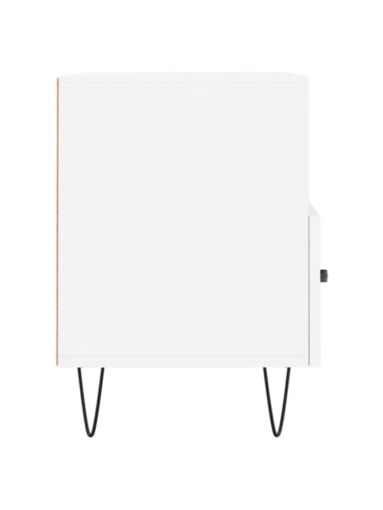 TV skříňka bílá 80 x 36 x 50 cm kompozitní dřevo