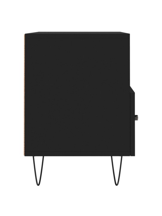 TV skříňka černá 80 x 36 x 50 cm kompozitní dřevo