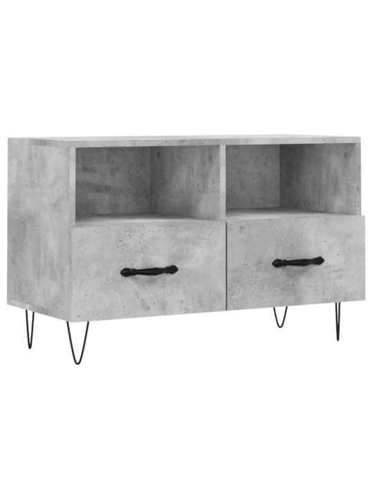 TV skříňka betonově šedá 80 x 36 x 50 cm kompozitní dřevo