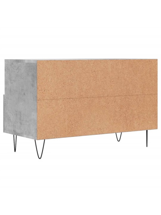 TV skříňka betonově šedá 80 x 36 x 50 cm kompozitní dřevo