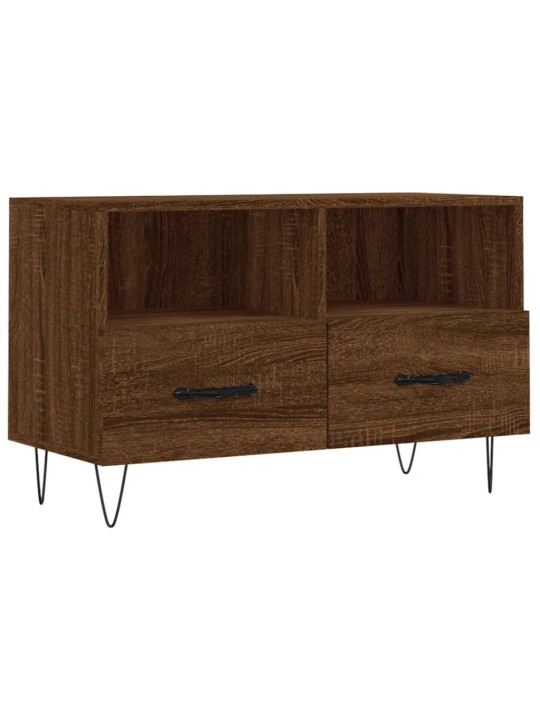 TV skříňka hnědý dub 80 x 36 x 50 cm kompozitní dřevo