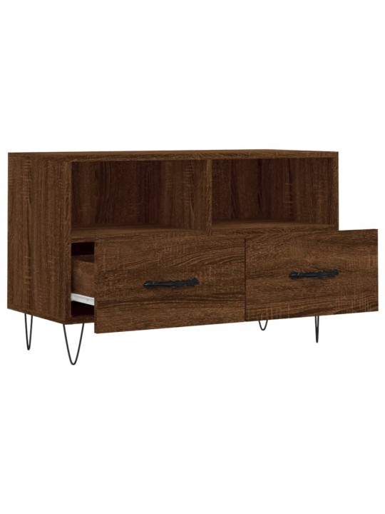 TV skříňka hnědý dub 80 x 36 x 50 cm kompozitní dřevo