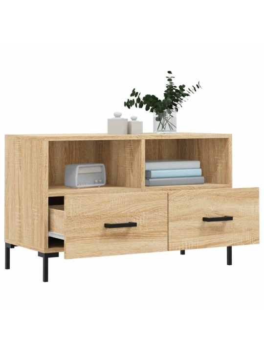 TV skříňka dub sonoma 80 x 36 x 50 cm kompozitní dřevo