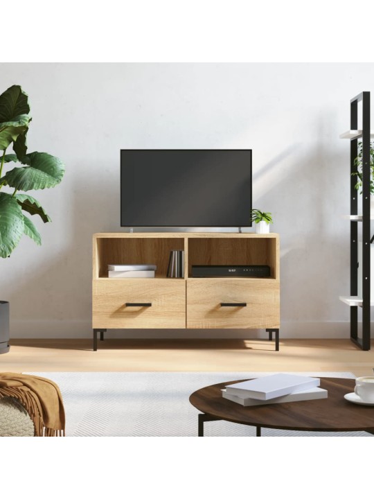 TV skříňka dub sonoma 80 x 36 x 50 cm kompozitní dřevo