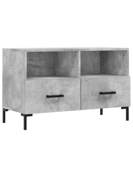 TV skříňka betonově šedá 80 x 36 x 50 cm kompozitní dřevo
