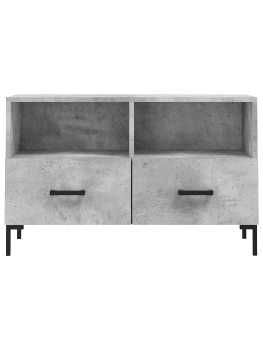 TV skříňka betonově šedá 80 x 36 x 50 cm kompozitní dřevo