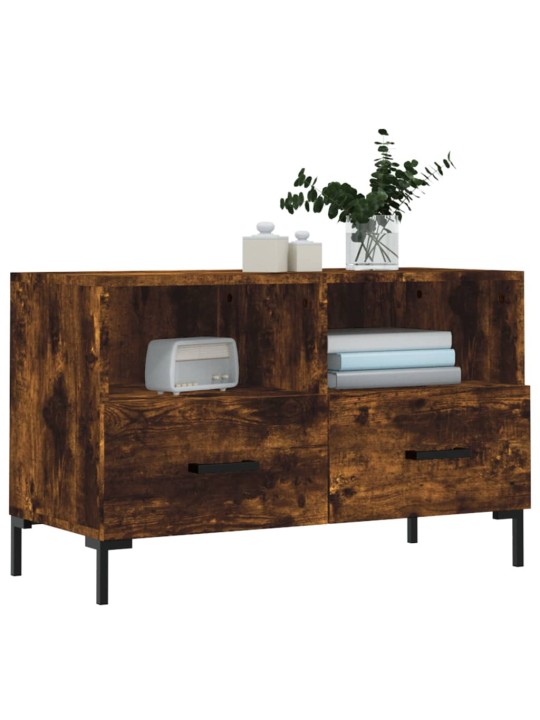 TV skříňka kouřový dub 80 x 36 x 50 cm kompozitní dřevo