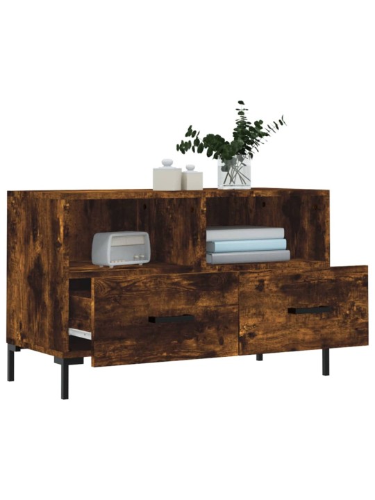 TV skříňka kouřový dub 80 x 36 x 50 cm kompozitní dřevo