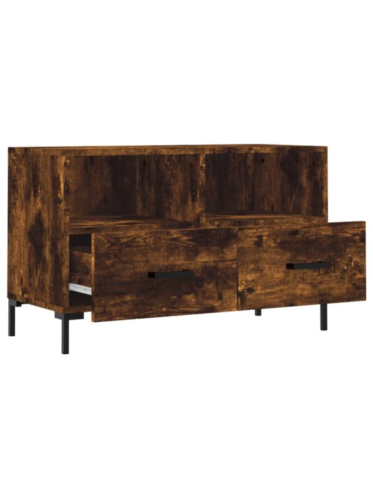 TV skříňka kouřový dub 80 x 36 x 50 cm kompozitní dřevo