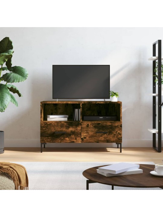 TV skříňka kouřový dub 80 x 36 x 50 cm kompozitní dřevo