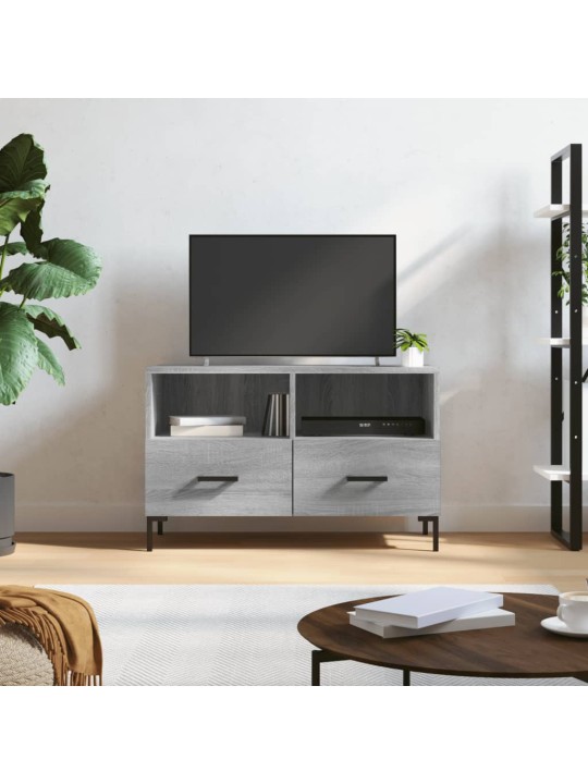 TV skříňka šedá sonoma 80 x 36 x 50 cm kompozitní dřevo