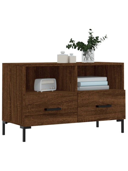 TV skříňka hnědý dub 80 x 36 x 50 cm kompozitní dřevo