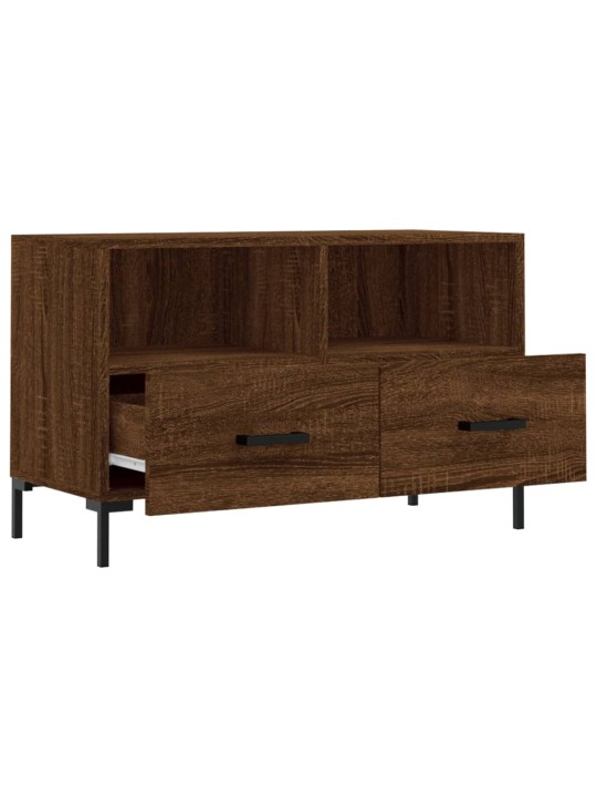 TV skříňka hnědý dub 80 x 36 x 50 cm kompozitní dřevo
