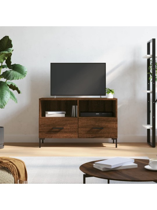 TV skříňka hnědý dub 80 x 36 x 50 cm kompozitní dřevo