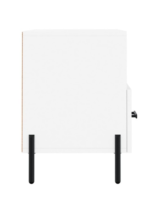 TV skříňka bílá 80 x 36 x 50 cm kompozitní dřevo