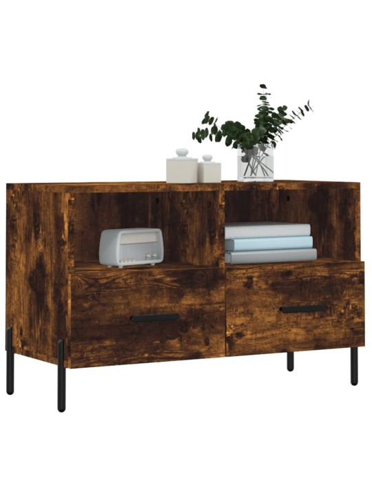 TV skříňka kouřový dub 80 x 36 x 50 cm kompozitní dřevo