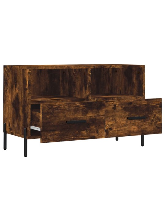 TV skříňka kouřový dub 80 x 36 x 50 cm kompozitní dřevo