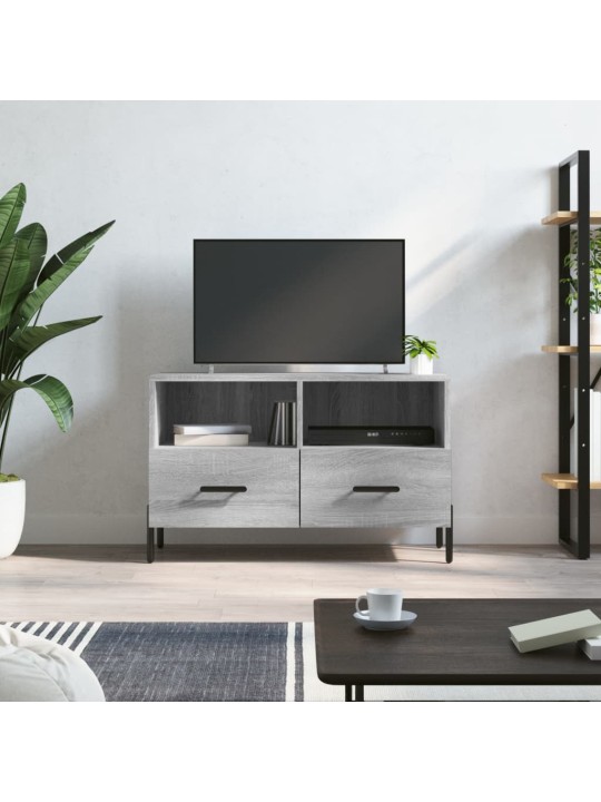 TV skříňka šedá sonoma 80 x 36 x 50 cm kompozitní dřevo