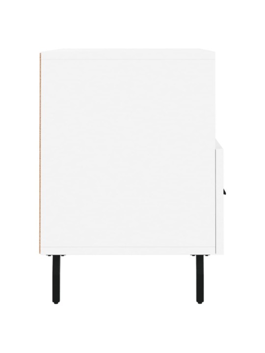 TV skříňka bílá 80 x 36 x 50 cm kompozitní dřevo