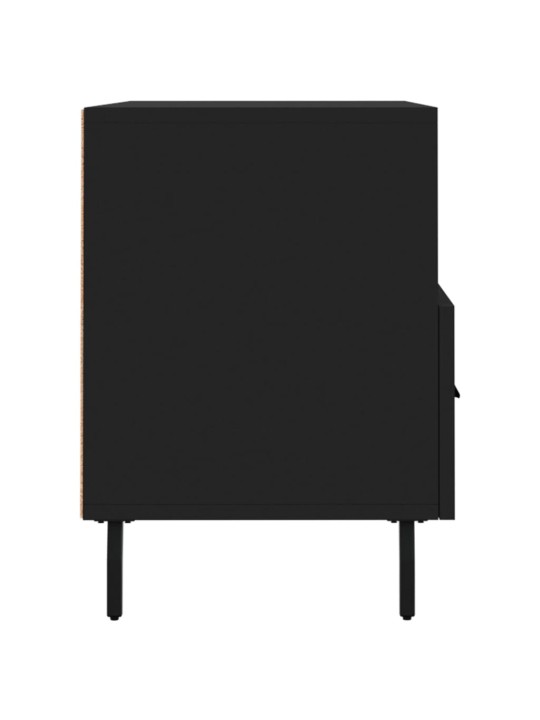 TV skříňka černá 80 x 36 x 50 cm kompozitní dřevo