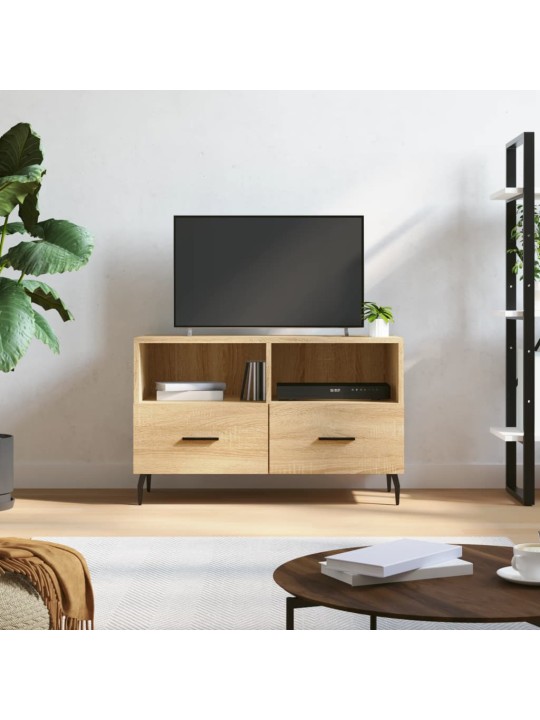TV skříňka dub sonoma 80 x 36 x 50 cm kompozitní dřevo