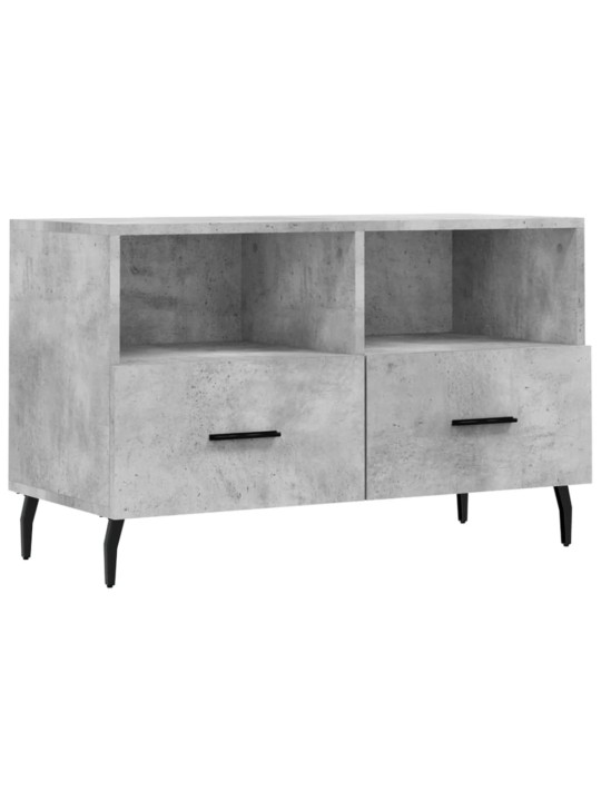 TV skříňka betonově šedá 80 x 36 x 50 cm kompozitní dřevo