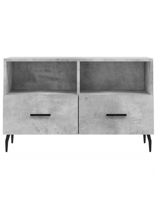 TV skříňka betonově šedá 80 x 36 x 50 cm kompozitní dřevo