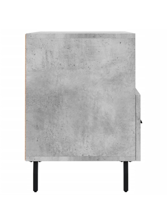 TV skříňka betonově šedá 80 x 36 x 50 cm kompozitní dřevo