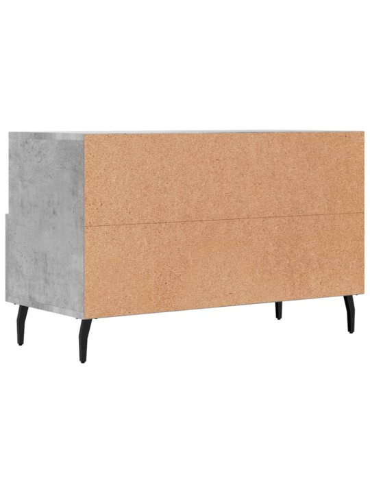 TV skříňka betonově šedá 80 x 36 x 50 cm kompozitní dřevo