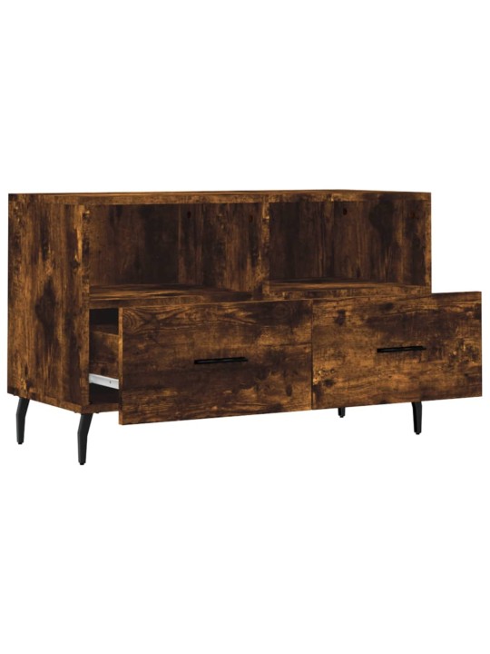 TV skříňka kouřový dub 80 x 36 x 50 cm kompozitní dřevo