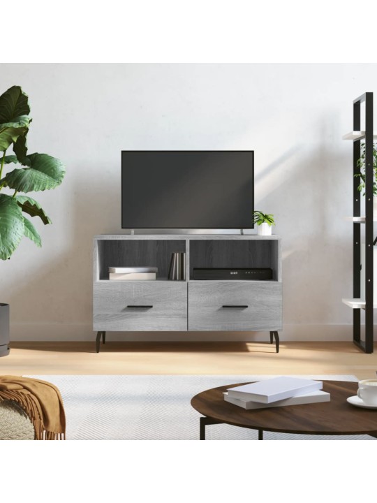 TV skříňka šedá sonoma 80 x 36 x 50 cm kompozitní dřevo